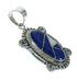Lapis Opal And Silver Southwestern Pendant YX70329